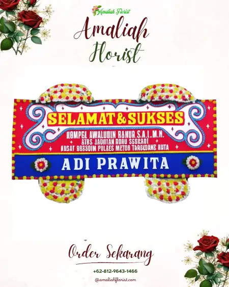 Papan Bunga Ucapan Selamat Airdingin